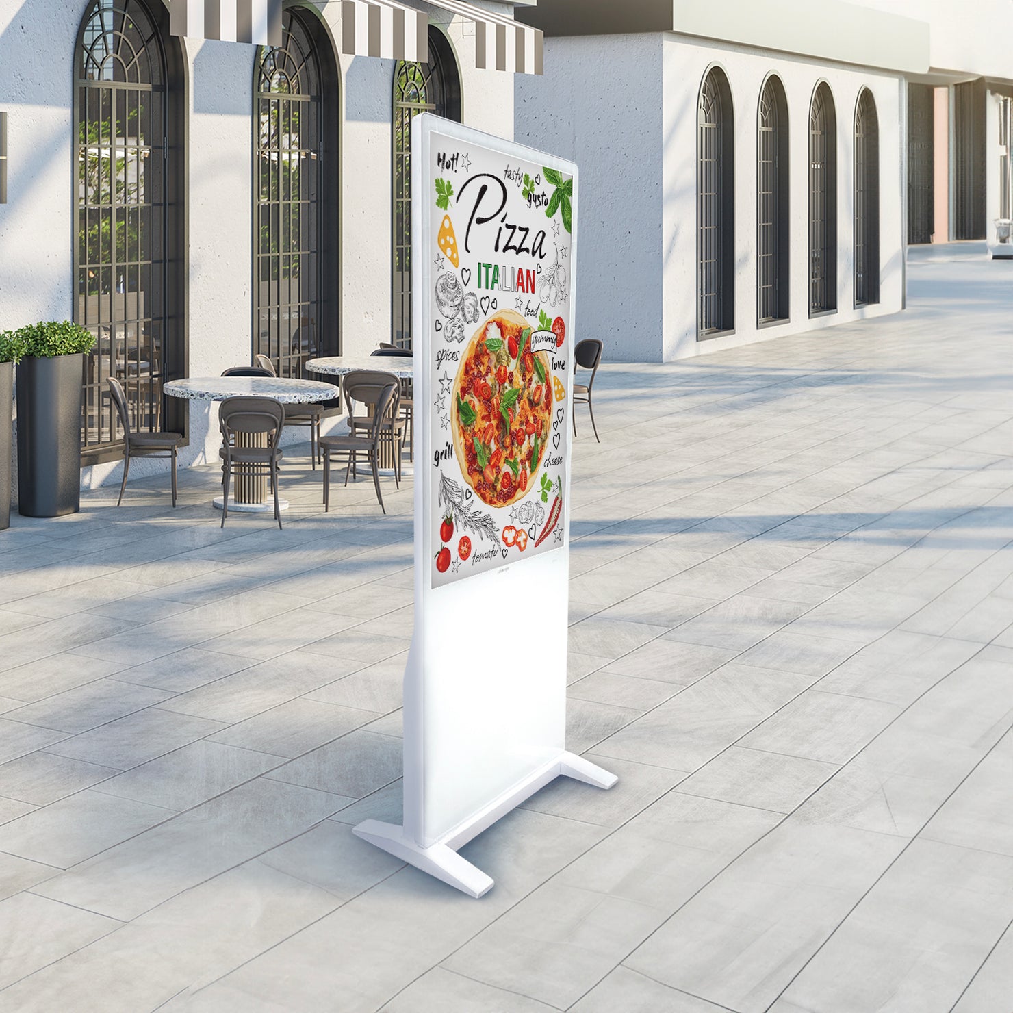 Floor Standing USB LED Player(4K)