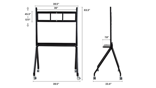 Dimensions for Smartboard stand